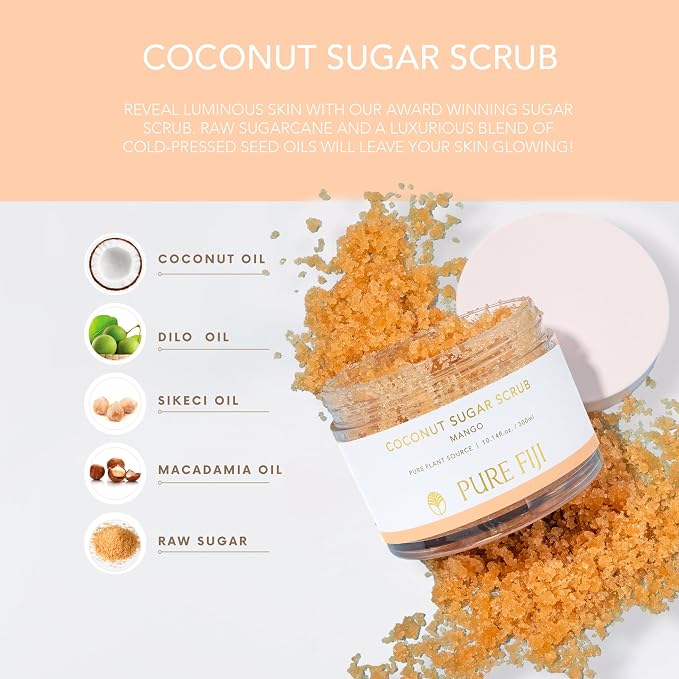 Pure Fiji Coconut Sugar Body Scrub - Image 6
