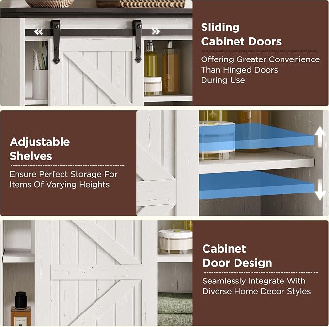 Bathroom Wall Storage Cabinet - Image 4