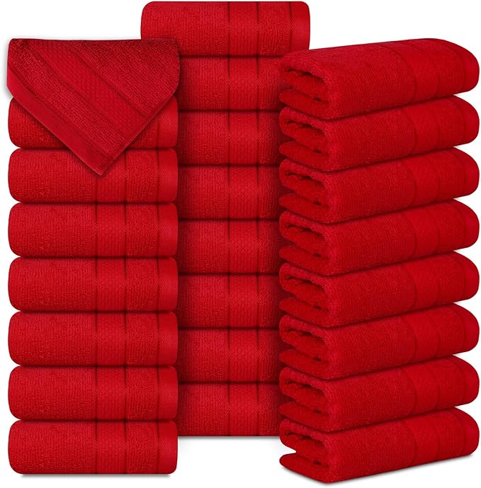 Casa Lino Face Towels & Body Wash Cloths by CASALINO