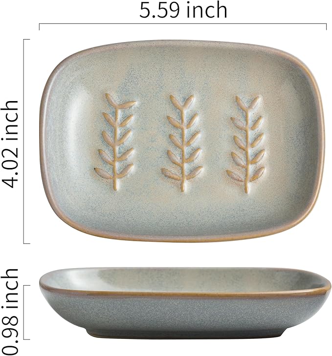 Ceramic Soap Dish Soap Holder, Soap Lift - Image 2