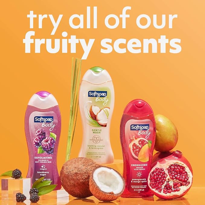 Softsoap Body Wash, Pomegranate & Mango Spritz Body Wash, 20 Fl Oz - Image 13