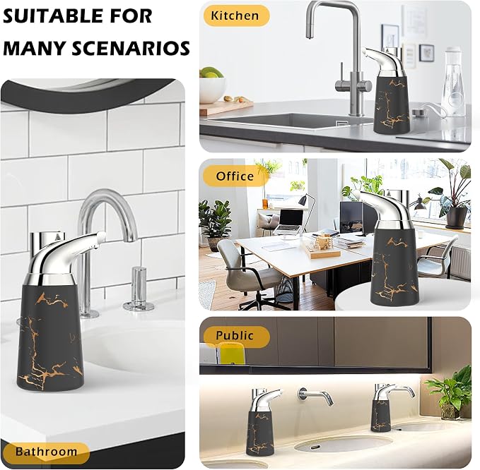 Adjustable Automatic Soap Dispenser Touchless, Ceramic Material，4 Adjustable - Image 6