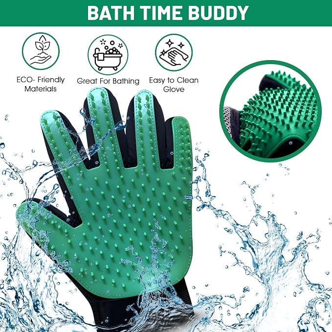 Upgrade Pet Grooming Gloves, Grooming Gloves - Image 4