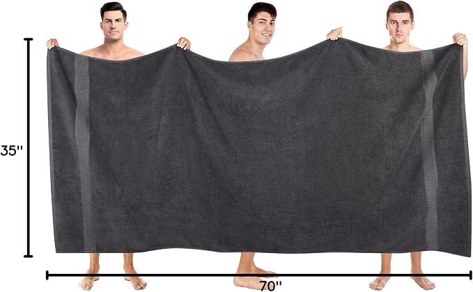 Utopia Towels - Luxurious Jumbo Bath Sheet 8 Piece - 600 GSM 100% Ring Spun - Image 9