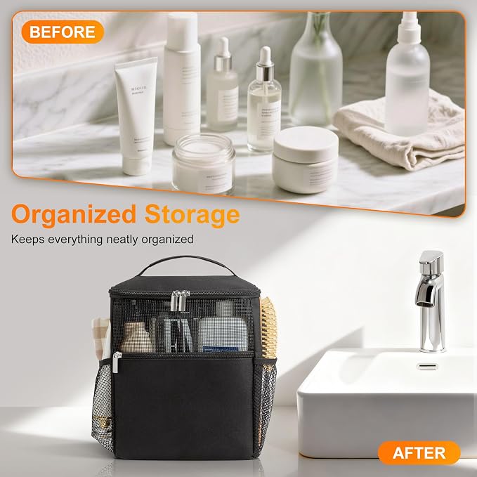 Mesh Shower Caddy Hanging Portable, Bathroom Caddy Organizer - Image 4