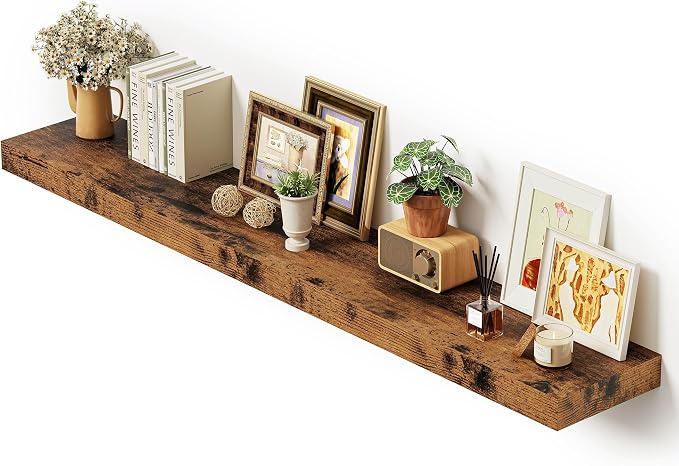 Vivelove 55 inches Long Floating Shelves by VIVELOVE