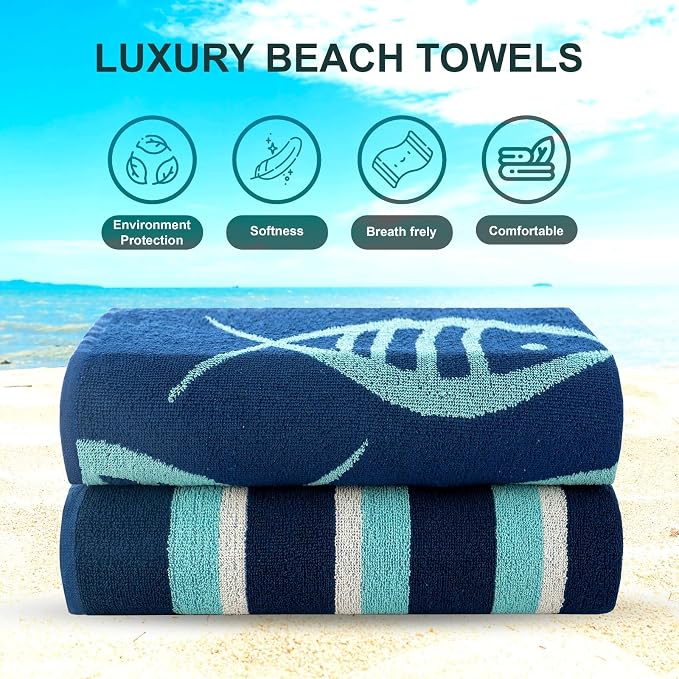 CASA COPENHAGEN Miami Bath Sheets Designed in Denmark Rough and Tough, Quick Dry - Image 5