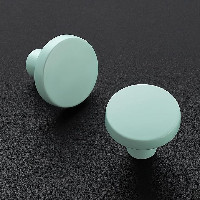 Ravinte 30 Pack Drawer Pulls 1-1/4 Inch Kitchen Cabinet Knobs Solid Round - Image 2