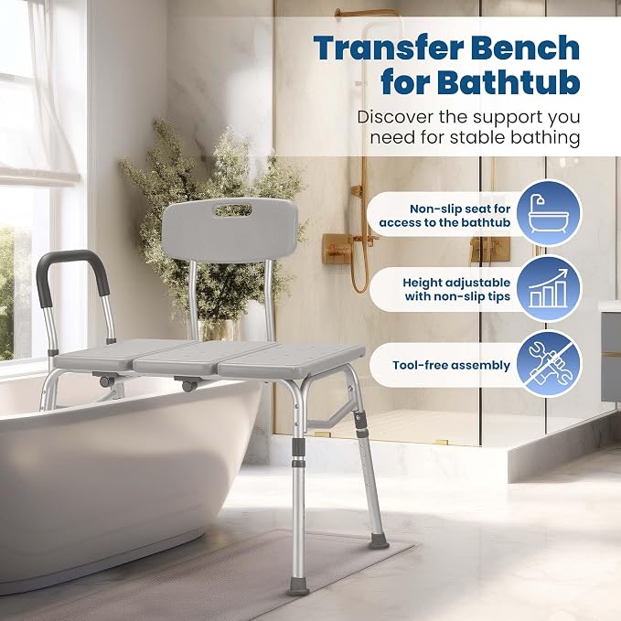 Careboda Tub Transfer Bench and Shower Chair - Image 2