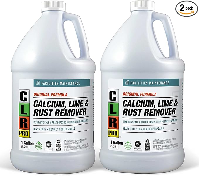 CLR PRO Calcium, Lime and Rust Remover, 1 Gallon Bottle by CLR
