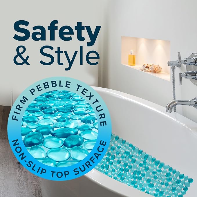 SlipX Solutions Non Slip Pebble Bath Mat - Image 3