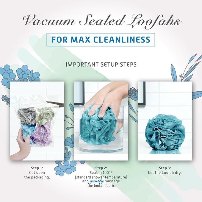 Spongentle Premium Deep Cleansing Loofah Sponge - Image 5