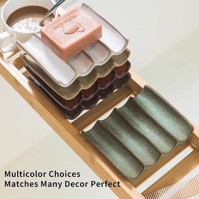 Bathroom Soap Dish for Shower, Bar Soap Holder - Image 6
