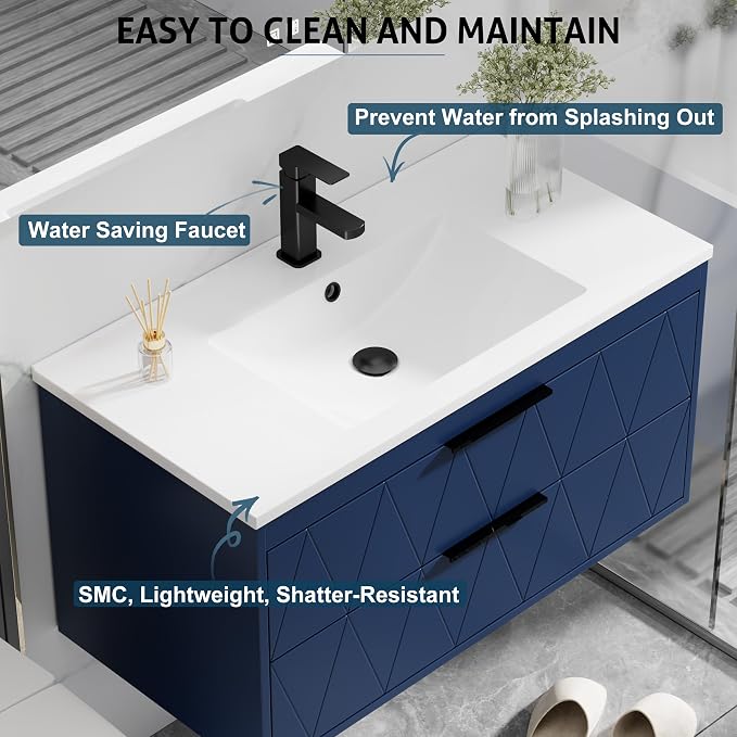eclife 36" Bathroom Vanities Cabinet - Image 6