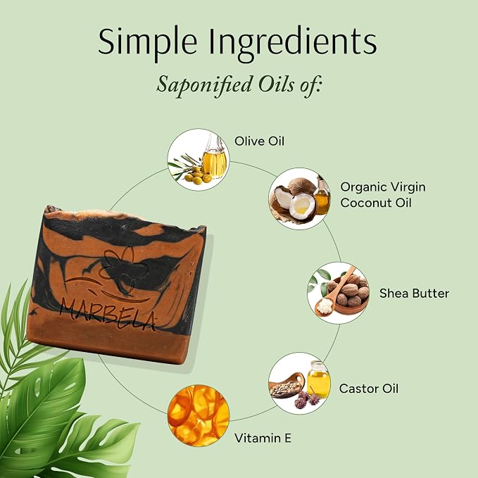 Marbela Cosmetics Pumpkin Spice Handmade Soap Bar - Image 6