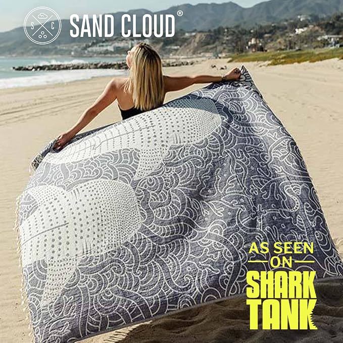 Sand Cloud Extra Large Turkish Beach Towel - Image 2