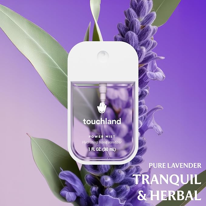 Touchland Hydrating Hand Sanitizer Spray, TOP 5 Set, 1 FL. OZ. Travel Size - Image 6