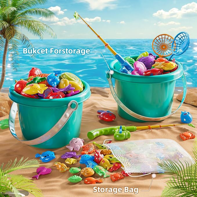 Pool Fishing Toys Games, Water Table Bathtub Toy - Image 4