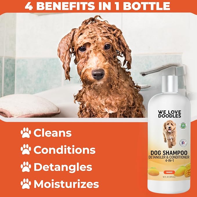 Dog Shampoo and Conditioner & Detangler - Image 3