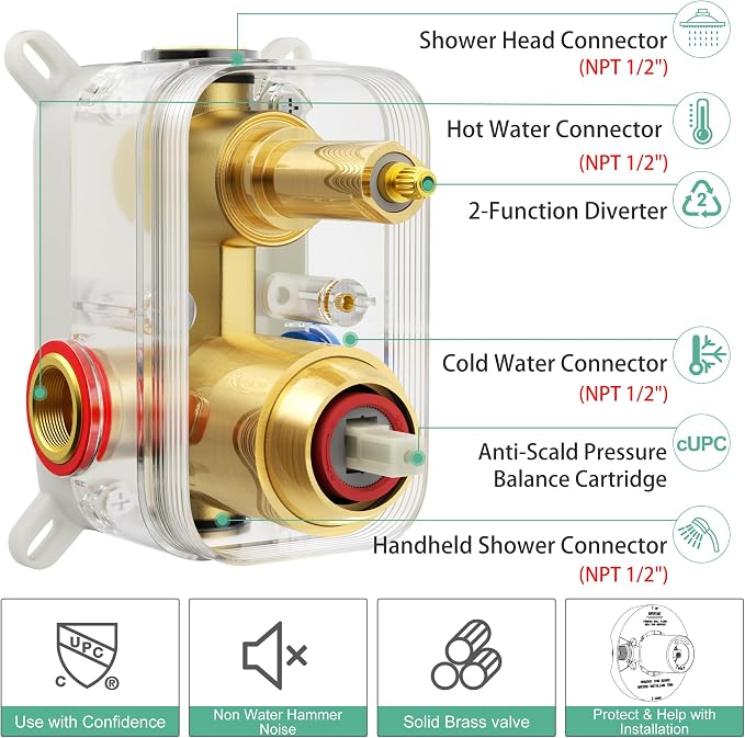 SR SUN RISE Shower Faucet - Image 5