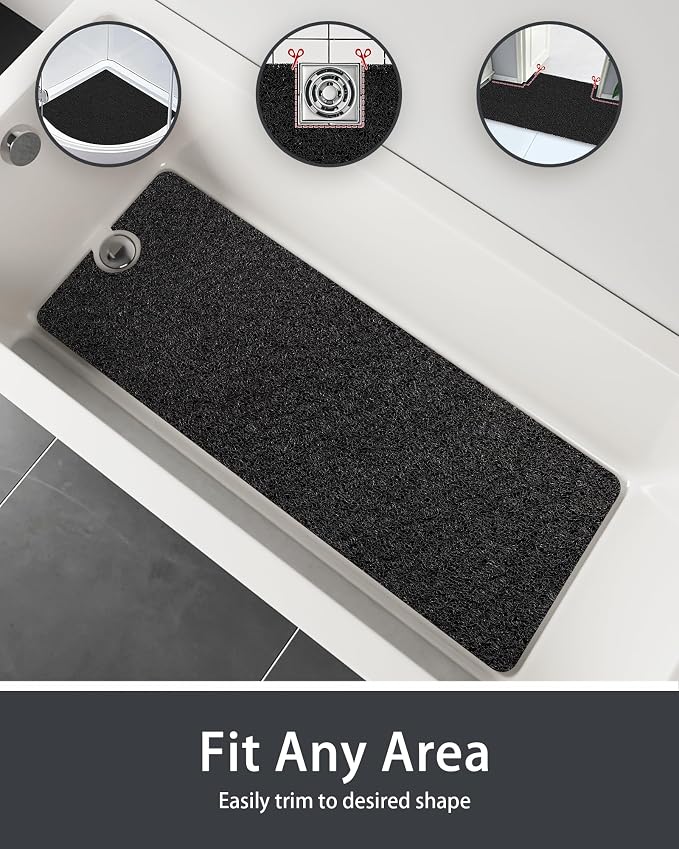 Mecko Loofah Bath Mat for Tub - Image 7