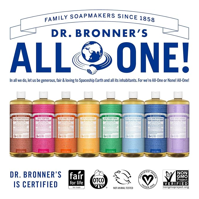 Dr. Bronner's Magic Soap-Pure-Castile Liquid Soap-Regenerative Organic - Image 6
