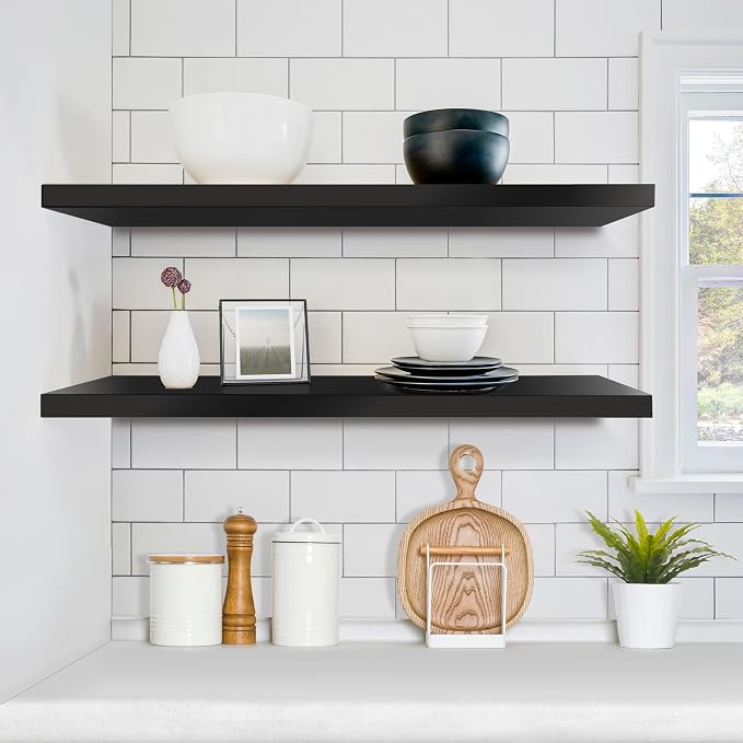 Sorbus Floating Shelves for Wall - Image 2