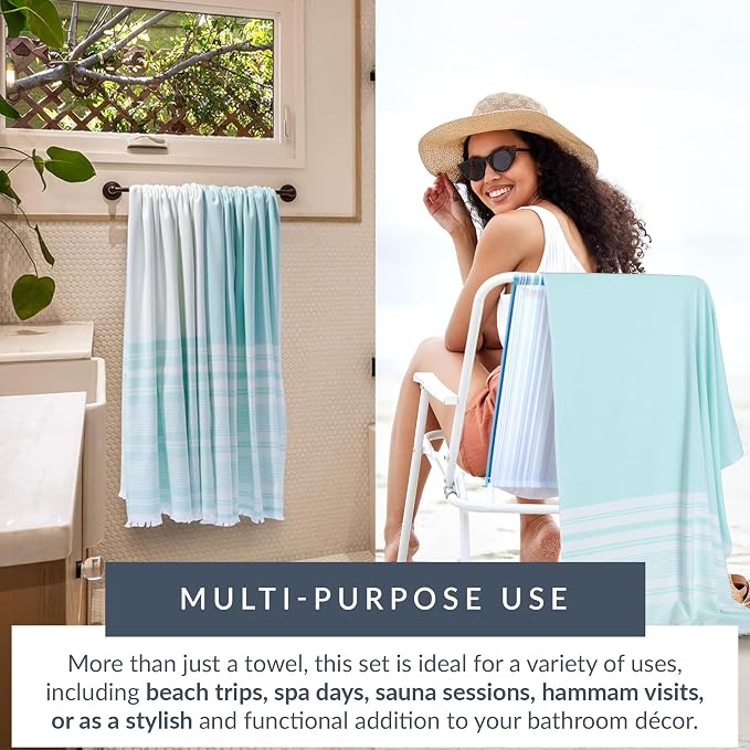 Maisonette Turkish Bath & Beach Towels - Image 5