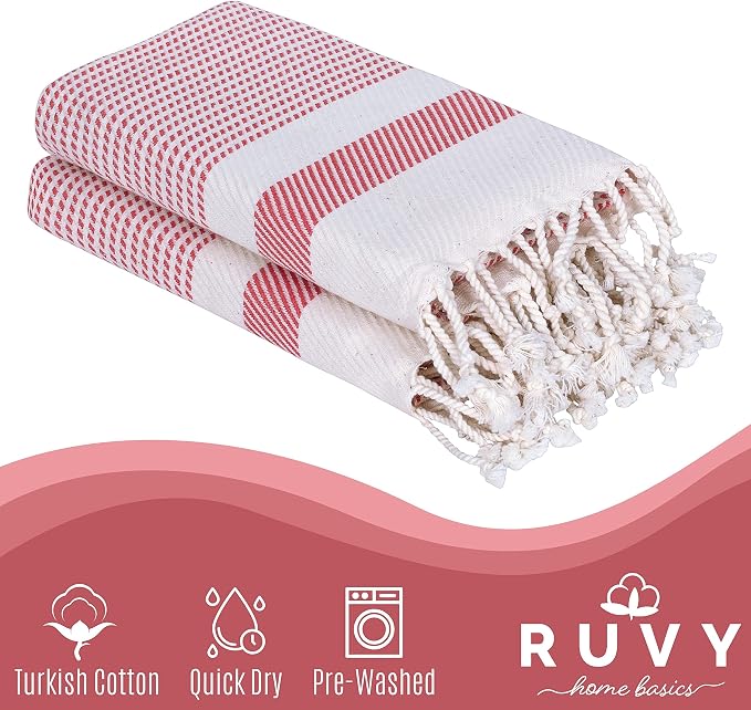 Ruvy Home Basics Turkish Hand Towels - Image 2