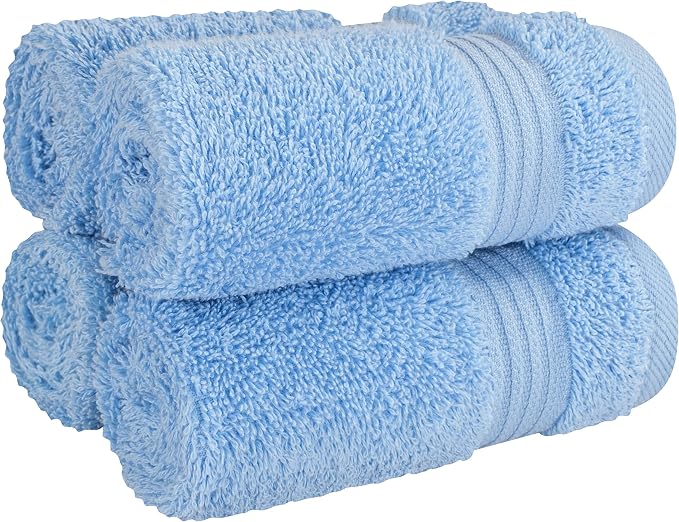 Cotton Paradise 100% Cotton Turkish Washcloth Set - Image 6