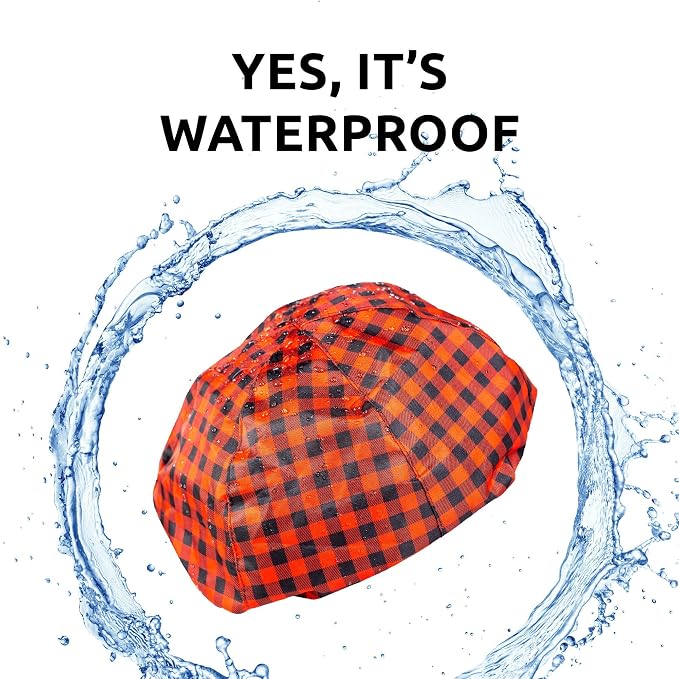Black Shower Cap for Men - Image 9