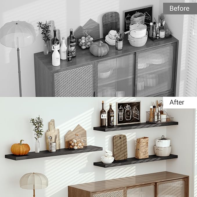 Vivelove 10" Deep Floating Shelves - Image 4