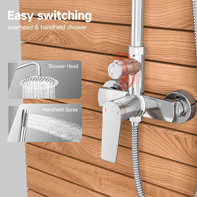 Rainsworth Outdoor Shower Kit Chrom - Image 4