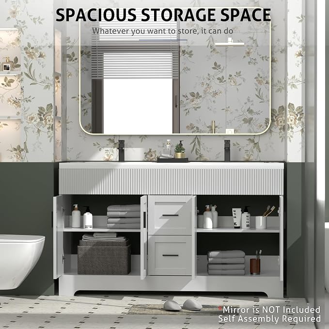 eclife 60" Bathroom Vanities Sink Combo - Image 4