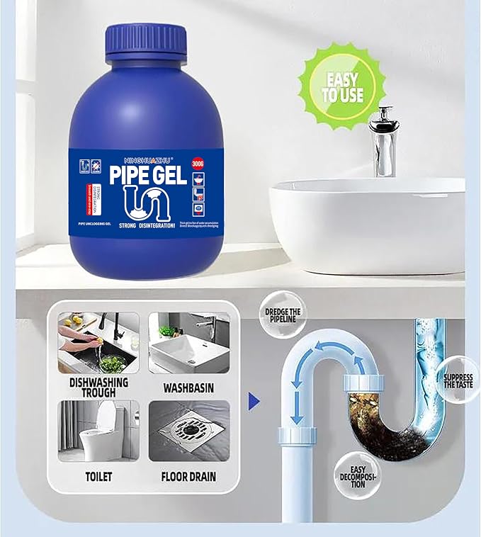 Professional Grade Drain Cleaner, Heavy Duty Pipe Unblocker - Image 6