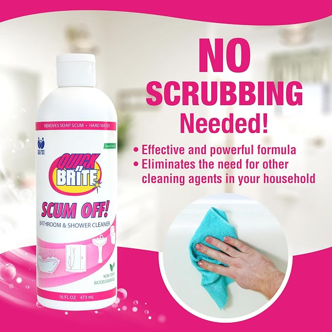 Quick 'n Brite Scum Off Shower Cleaner - Image 5