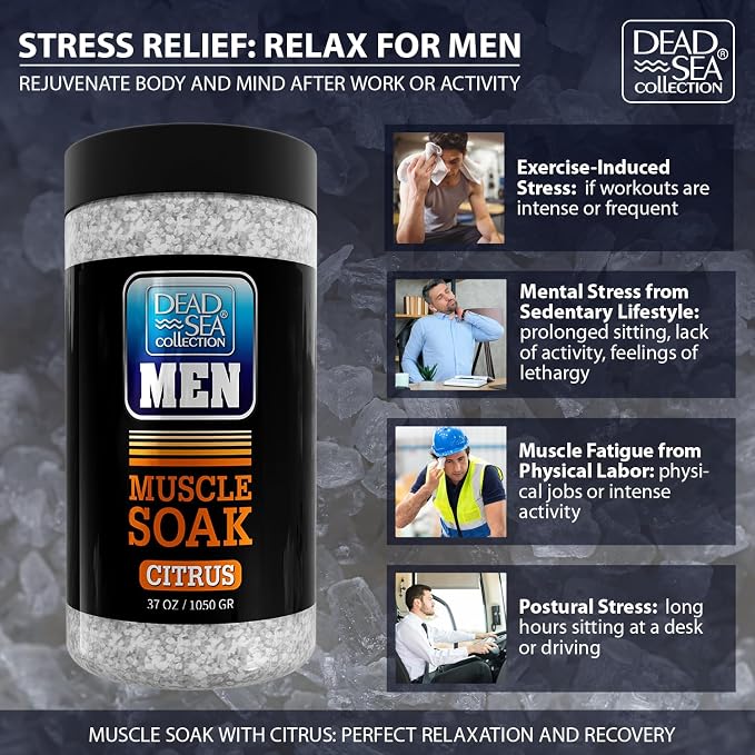 Dead Sea Collection Bath Salts for Men - Image 6