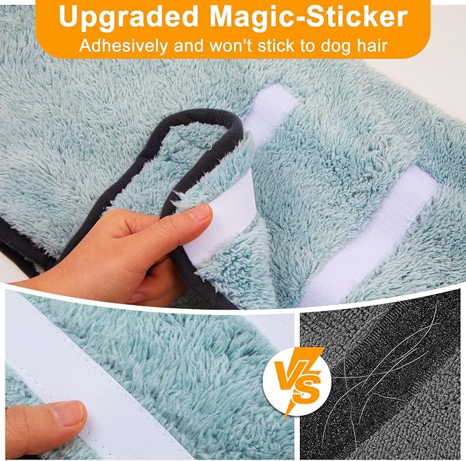 Bienbee Dog Bathrobe, Quick Drying Super Absorbent Dog Robes - Image 4