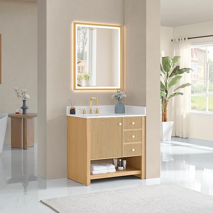 ALTAIR 36 Bathroom Vanity with Sink Mordern Pre-Assembled Single Vanities - Image 3