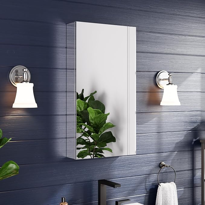 Medicine Cabinet 16" x 30", Bathroom Medicine Cabinet by ElevateYourBathroom