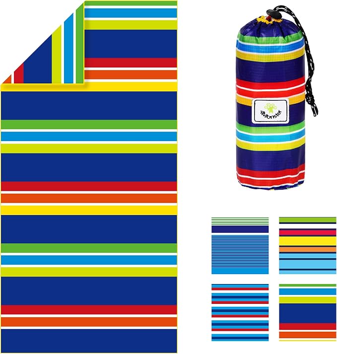 4Monster Microfiber Beach Towel Quick Dry, Super Absorbent Lightweight Travel by 4Monster