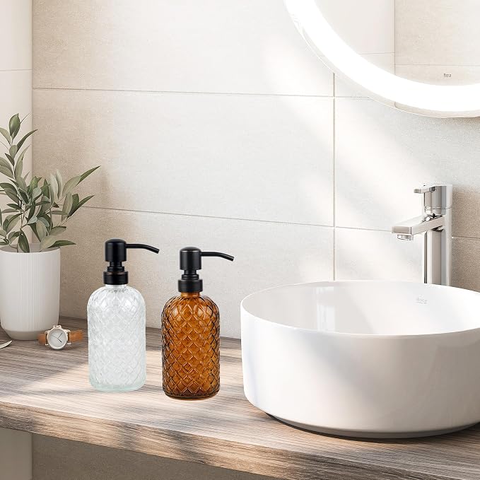 16 oz Glass Soap Dispenser - Image 5
