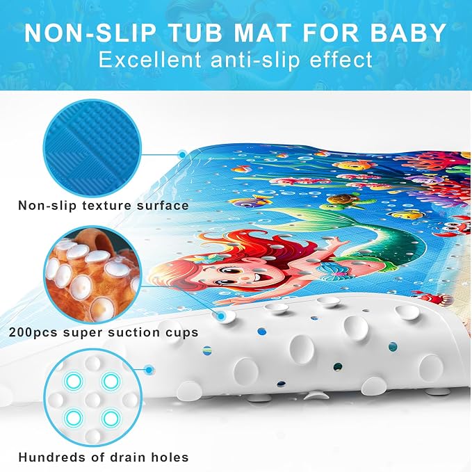 Upgrade Cartoon Baby Bath Mat Non Slip - Image 3