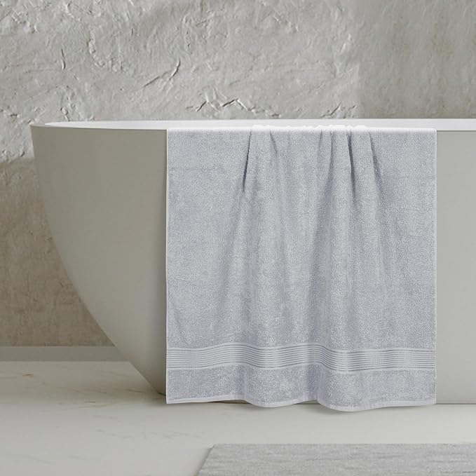Belizzi Home Cotton 2 Pack Oversized Bath Sheet 35x70, Large Bath Sheet - Image 4