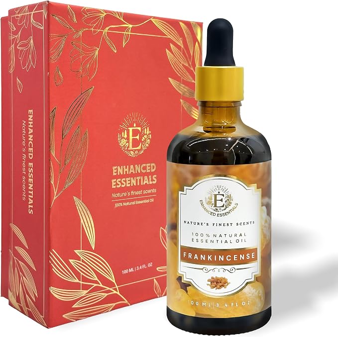 Luxurious Frankincense Essential Oil by Enhanced Essentials| Slow Distilled & by Unknown