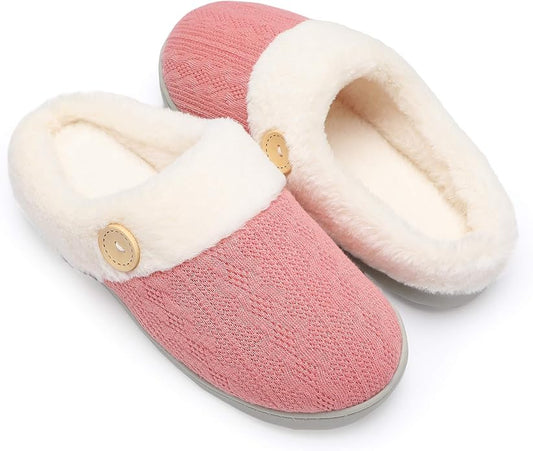 Chantomoo Womens Slipper Warm Comfy Memory Foam House Slippers Knitted Shoes by Chantomoo