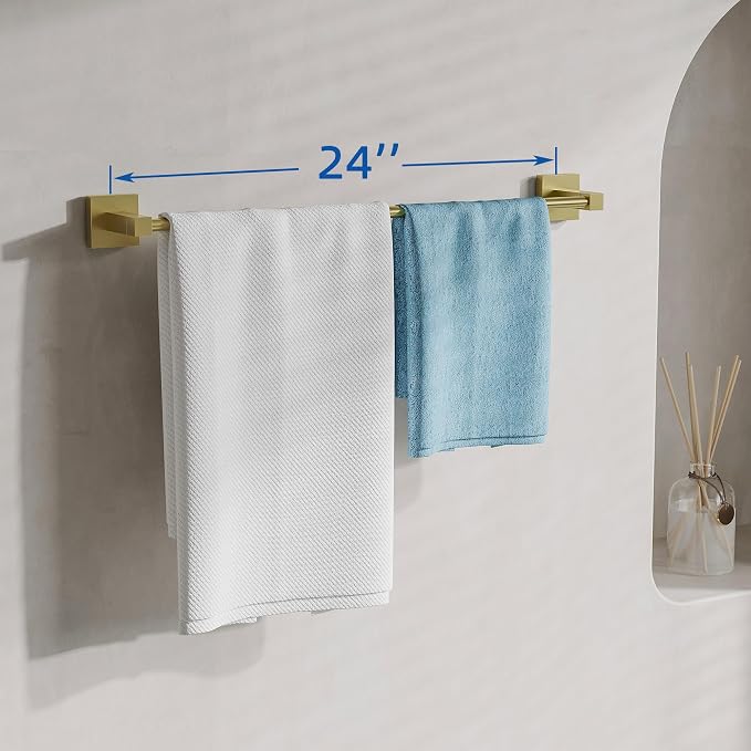 RUACQ Towel Bar 24 inch, Towel Racks - Image 2