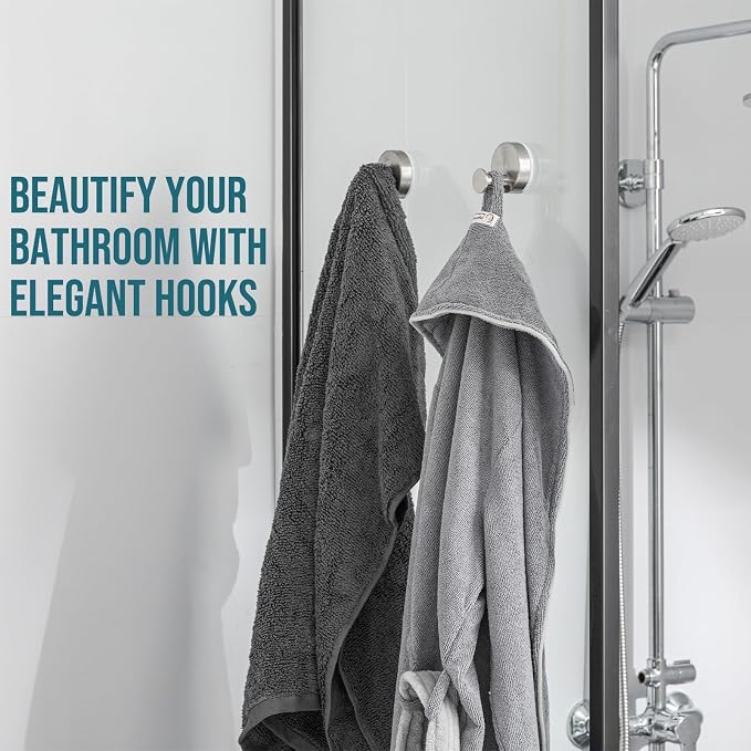 TAILI Stylish 304 Stainless Steel Bathroom Suction Hooks - Image 7