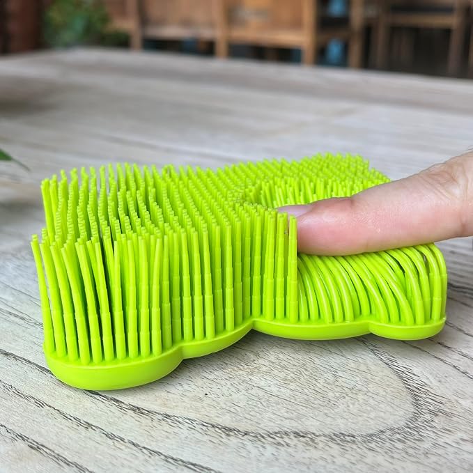 Premium Sensory Brush for Kids or Autism, Soft Silicone Body Scrubber, 2 in 1 - Image 2