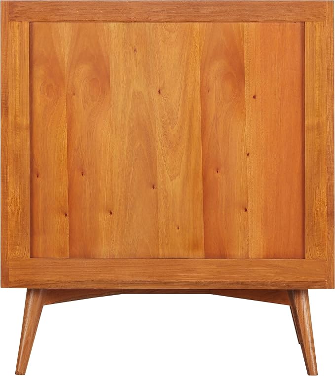 Signature Hardware 953363-30-RUMB-8 Novak 30" Freestanding Teak Single Basin - Image 9